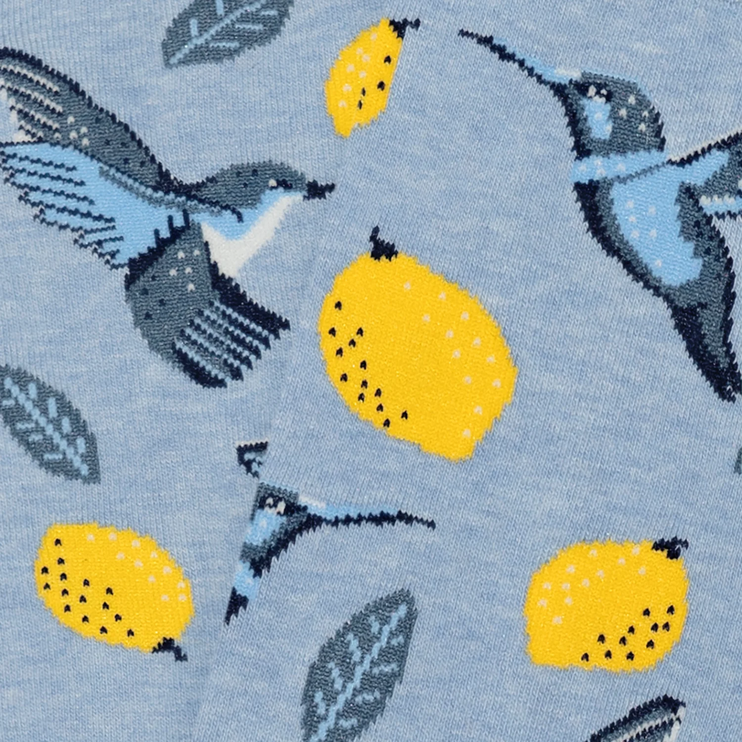 Birds & Lemons - Light Blue - Image 4