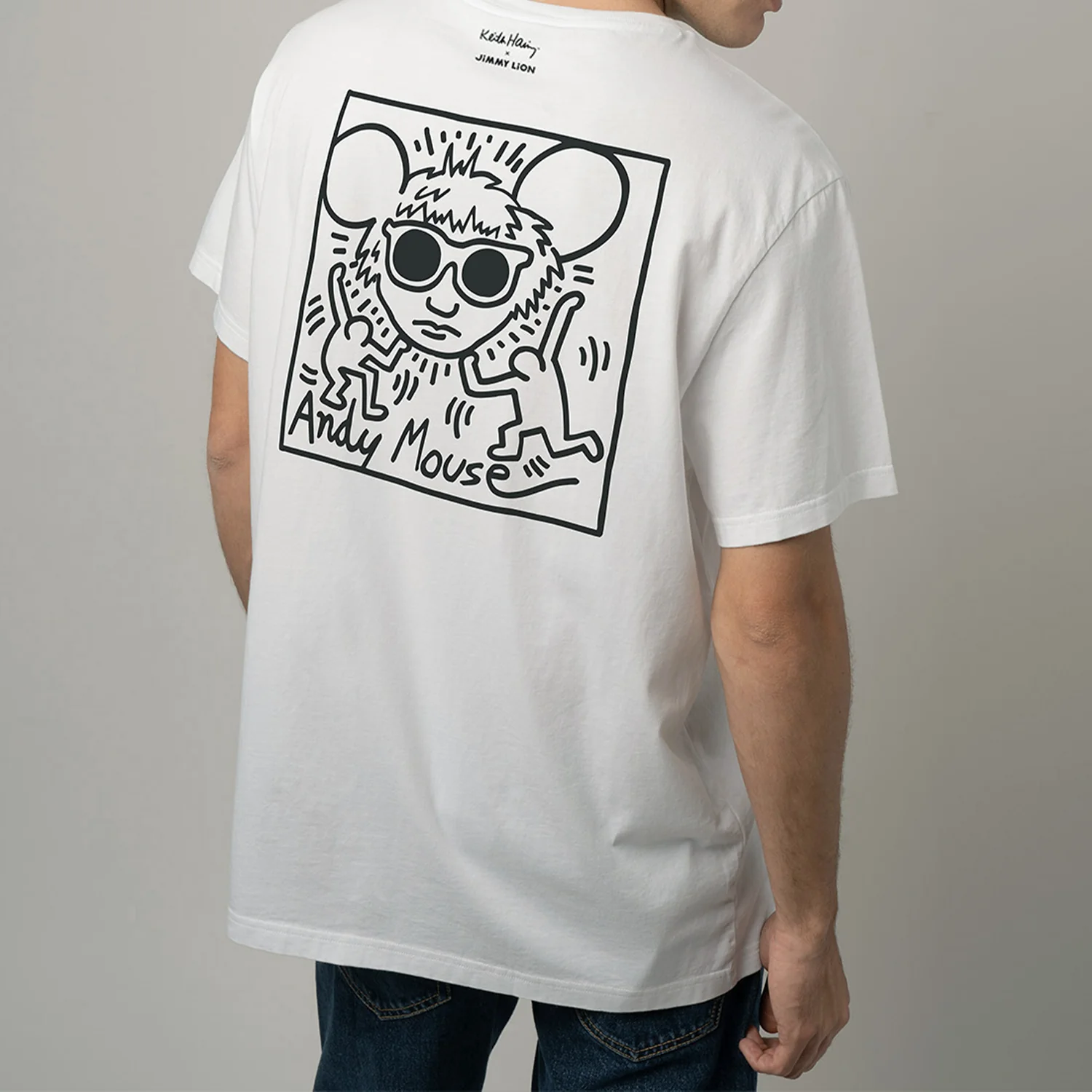 Keith Haring Andy Mouse Tee - White - Image 3