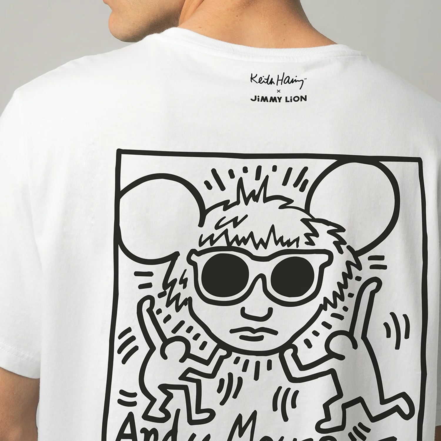 Keith Haring Andy Mouse Tee - White - Image 7