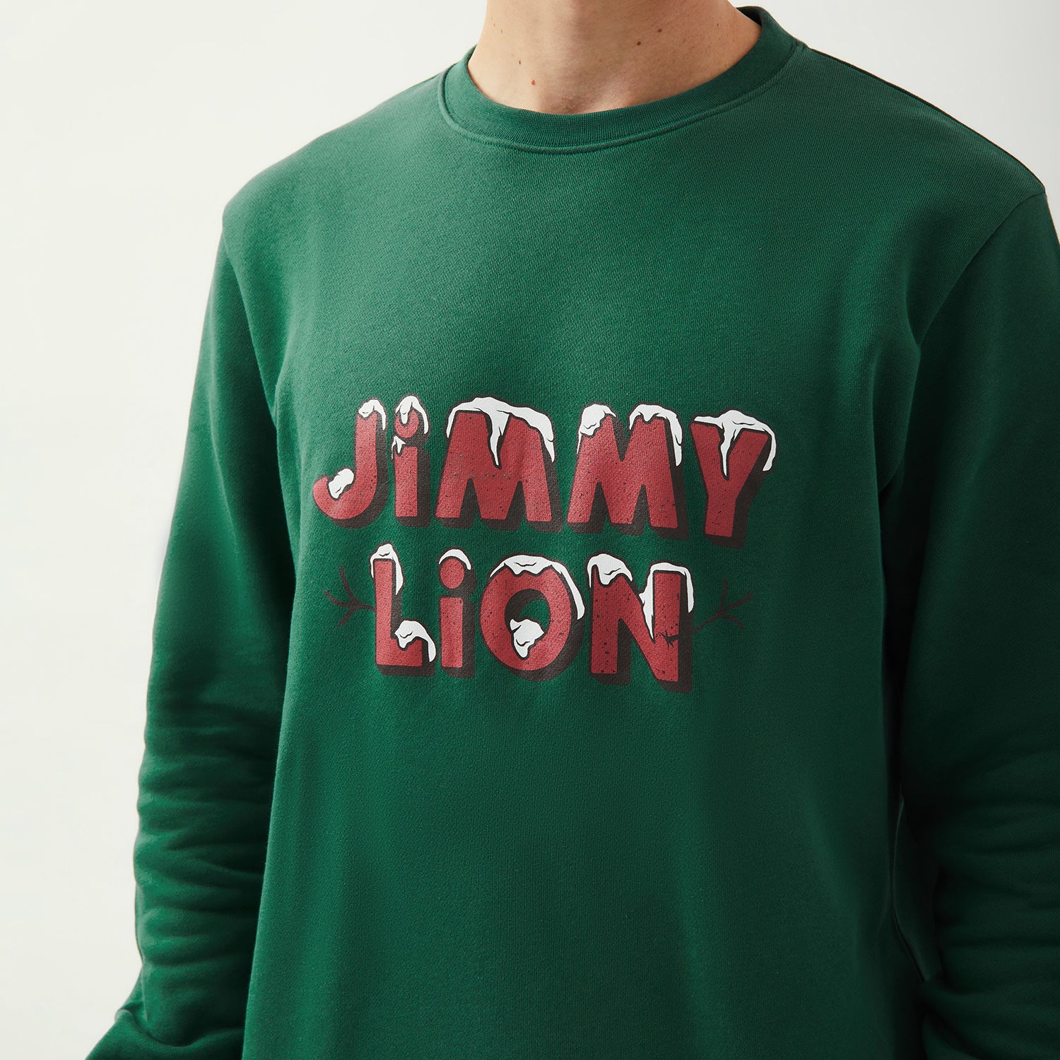 Holiday Sweat JL Logo - Green - Image 4