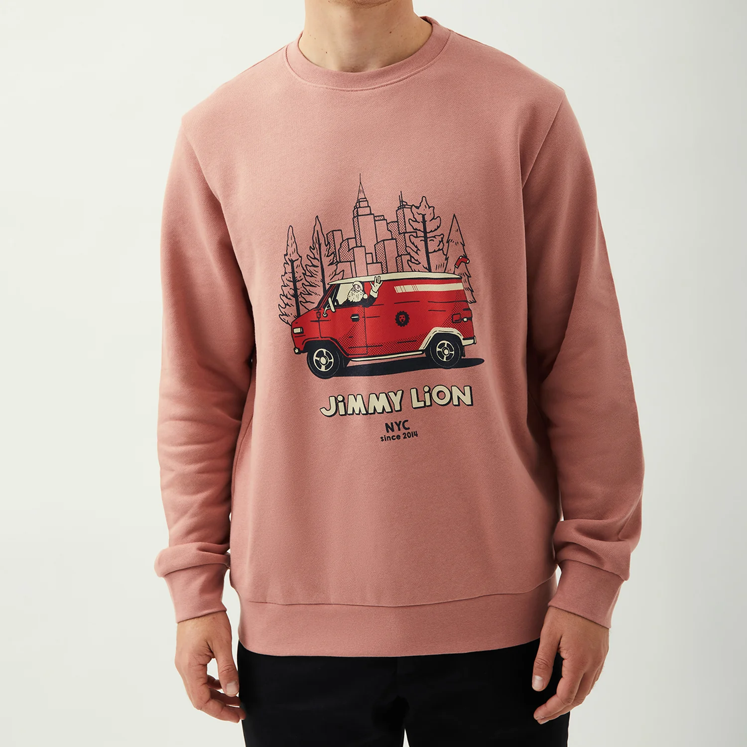 Holiday Sweat Van - Pink - Image 4