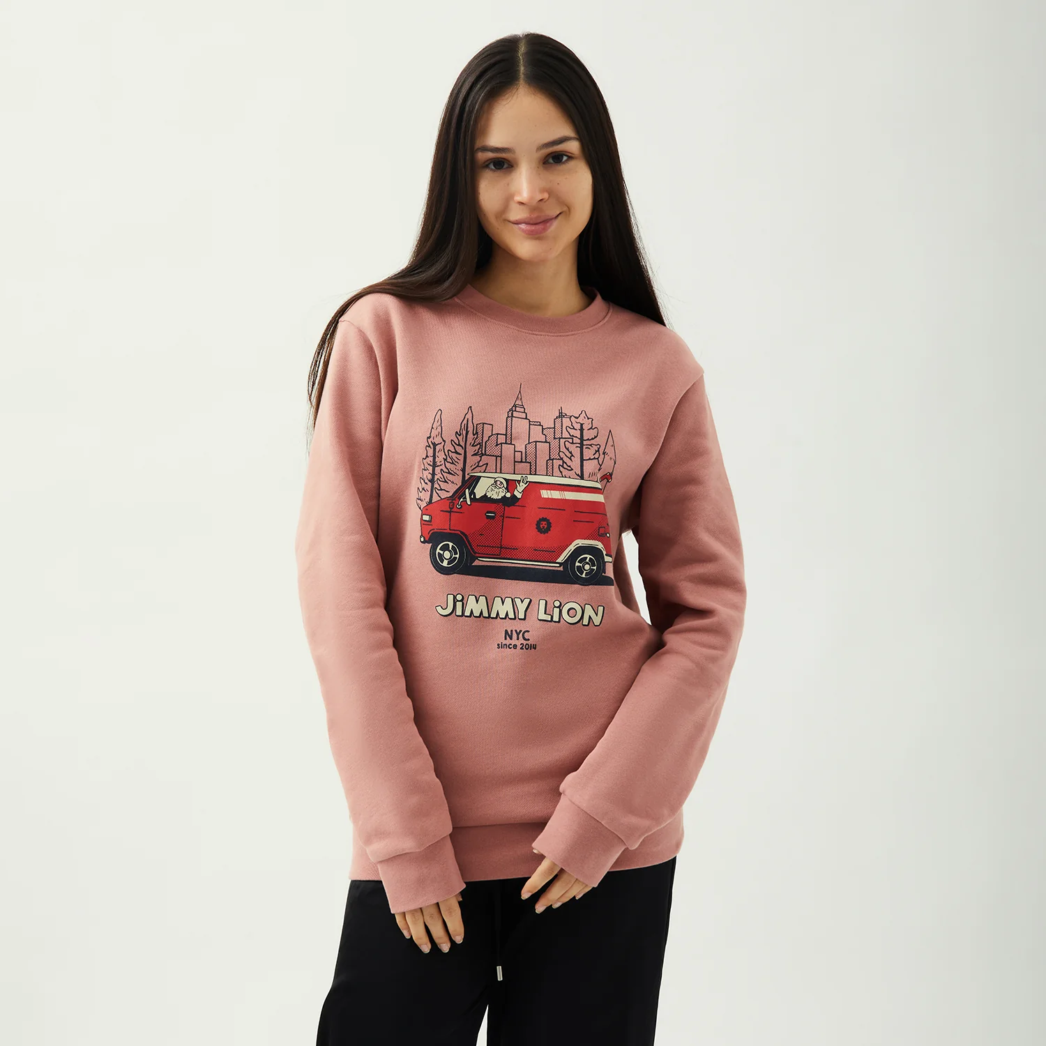 Holiday Sweat Van - Pink - Image 5