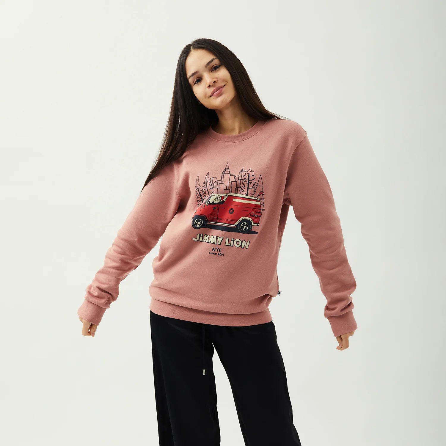 Holiday Sweat Van - Pink - Image 8